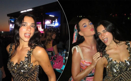 Dua Lipa feston me Katy Perry-n pas spektaklit në Sunny Hill Festival