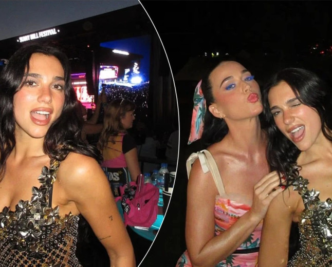 Dua Lipa feston me Katy Perry-n pas spektaklit në Sunny Hill Festival